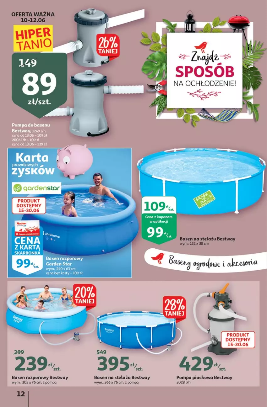 Gazetka promocyjna Auchan - Hiper Kibicowanie Hipermarkety - ważna 10.06 do 16.06.2021 - strona 12 - produkty: Por