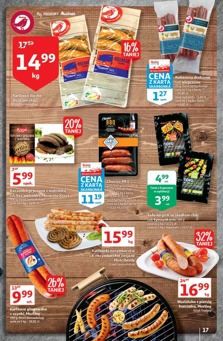 Gazetka promocyjna Auchan - Hiper Kibicowanie Hipermarkety - ważna 10.06 do 16.06.2021 - strona 17 - produkty: Kurczak, Morliny