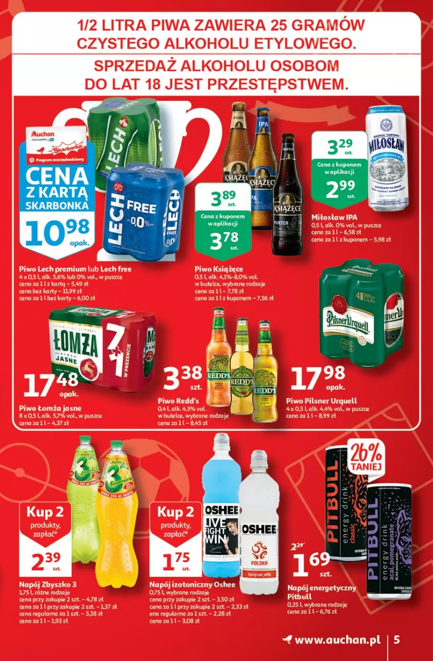 Gazetka promocyjna Auchan - Hiper Kibicowanie Hipermarkety - ważna 10.06 do 16.06.2021 - strona 5