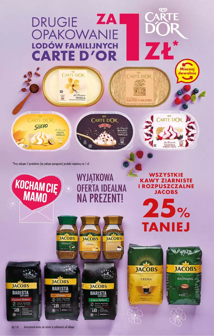 Gazetka promocyjna Biedronka - W tym tygodniu PN - ważna 23.05 do 28.05.2022 - strona 10 - produkty: Carte d'Or, Fa, Jacobs, Sok