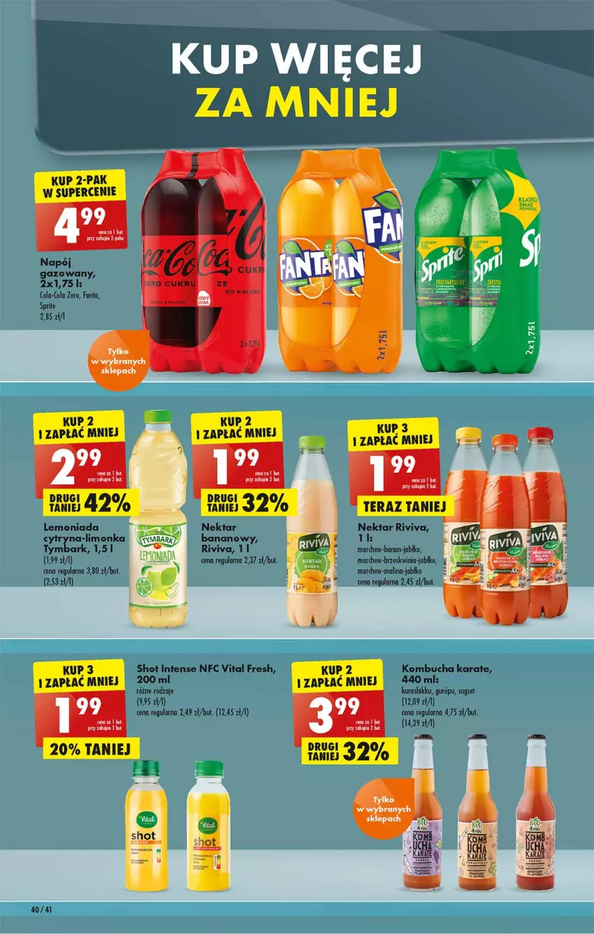 Gazetka promocyjna Biedronka - W tym tygodniu PN - ważna 23.05 do 28.05.2022 - strona 40 - produkty: Fa, Fanta, Gry, Limonka, Napój, Napój gazowany, Tera, Tymbark