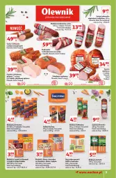 Gazetka promocyjna Auchan - Znane lubiane Marki Hipermarkety - Gazetka - ważna od 06.04 do 06.04.2022 - strona 3 - produkty: Piec, Kurczak, Polędwica, Cheddar, Ser, Kiełbasa krakowska, Parówki, Parówki z szynki, Szynka, Tarczyński, Pieprz, Kabanos, Kiełbasa, Olewnik, Roślinne kabanosy