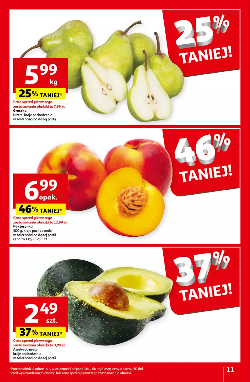 Gazetka promocyjna Auchan - Gazetka Koszyk Oszczędności Auchan Hipermarket Auchan - ważna 16.05 do 22.05.2024 - strona 11 - produkty: Nektar, Nektarynka