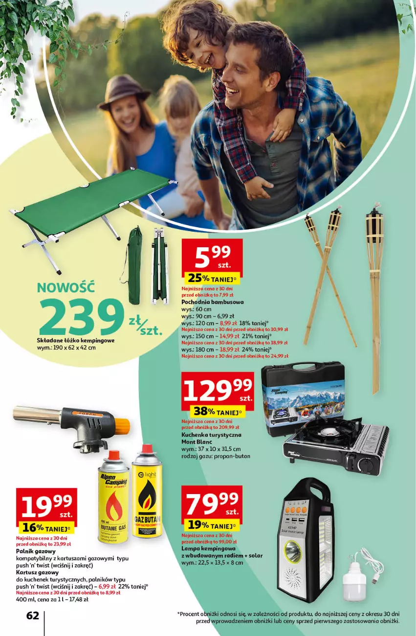 Gazetka promocyjna Auchan - Gazetka Koszyk Oszczędności Auchan Hipermarket Auchan - ważna 16.05 do 22.05.2024 - strona 62 - produkty: Lampa, Mont Blanc, Tusz