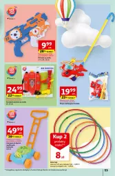 Gazetka promocyjna Auchan - Gazetka Koszyk Oszczędności Auchan Hipermarket Auchan - Gazetka - ważna od 22.05 do 22.05.2024 - strona 53 - produkty: Helikopter, Pistolet, Kosiarka