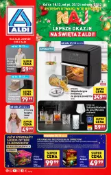 Gazetka promocyjna Aldi - Artykuły przemysłowe i tekstylia - Gazetka - ważna od 20.12 do 20.12.2024 - strona 1 - produkty: Piec, Sok, Gin, Szal, Czapka, Bateria, Bluza, Lanki, Fa