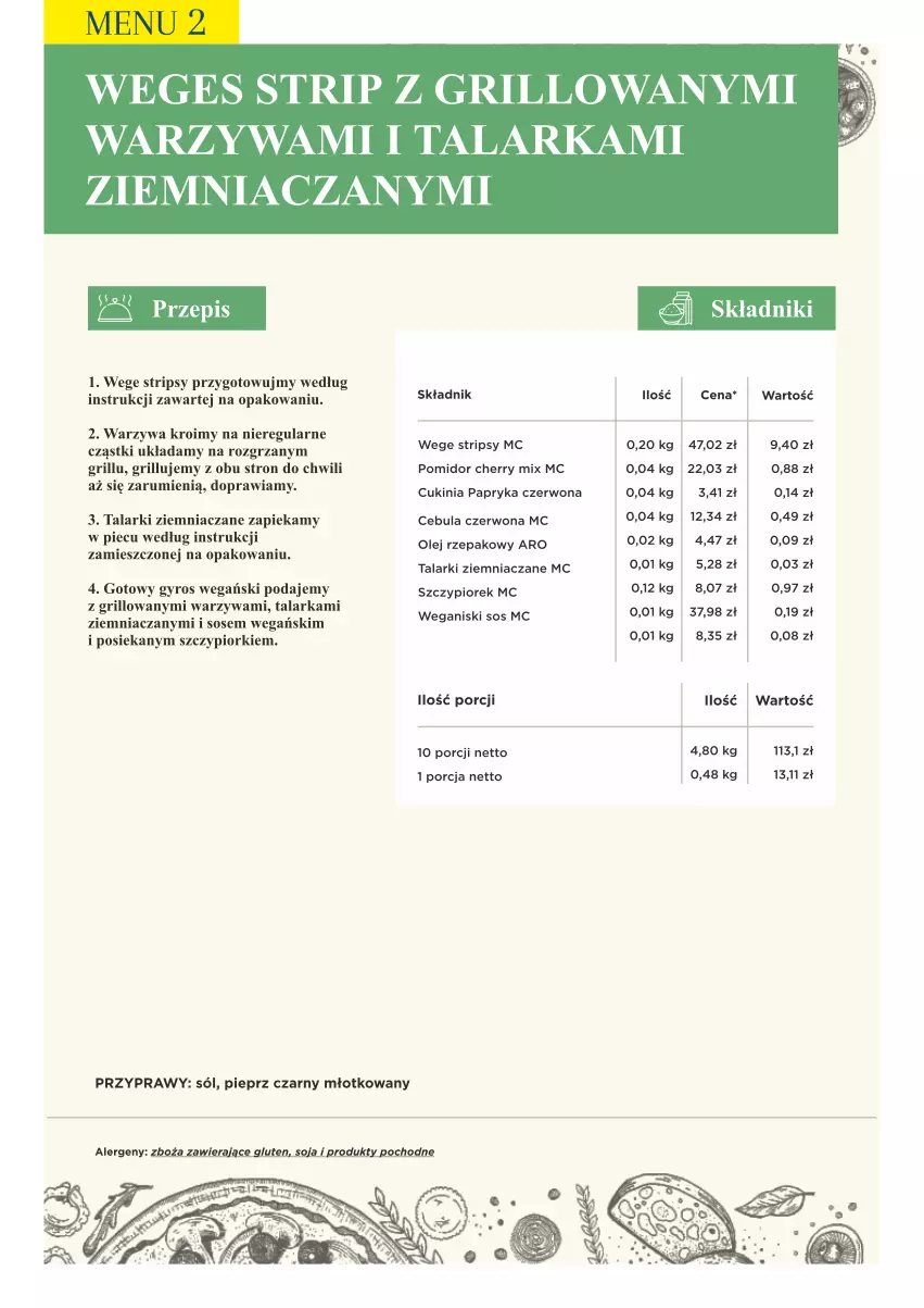 Gazetka promocyjna Makro - [Oferta specjalna] PrzyGOTUJ apetyczne menu! - ważna 01.03 do 31.03.2022 - strona 28 - produkty: Cebula, Cebula czerwona, Grill, Gyros, Młot, Olej, Olej rzepakowy, Papryka, Papryka czerwona, Piec, Pieprz, Por, Przyprawy, Rum, Sól, Sos, Warzywa