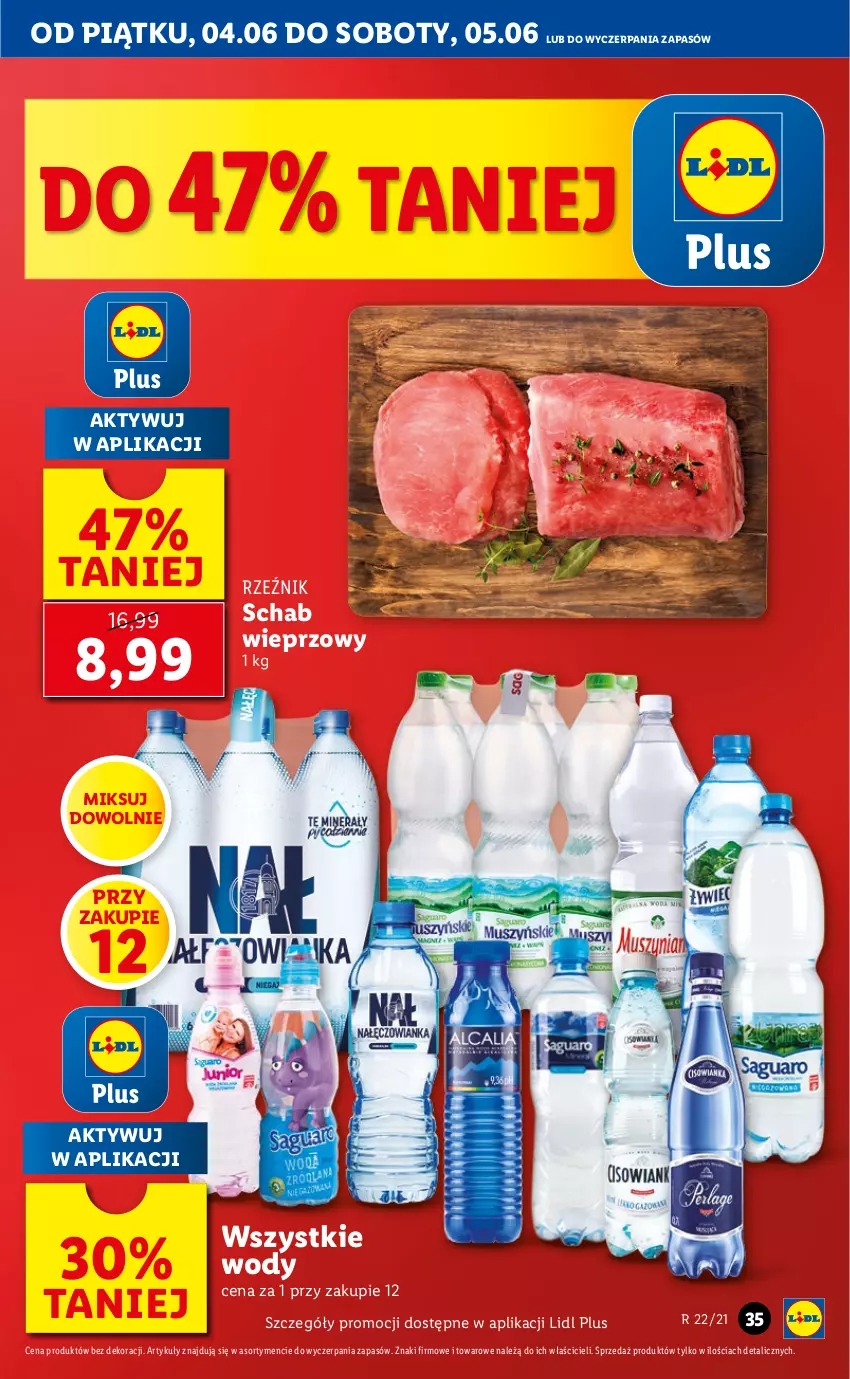 Gazetka promocyjna Lidl - GAZETKA - ważna 04.06 do 05.06.2021 - strona 35 - produkty: Schab wieprzowy