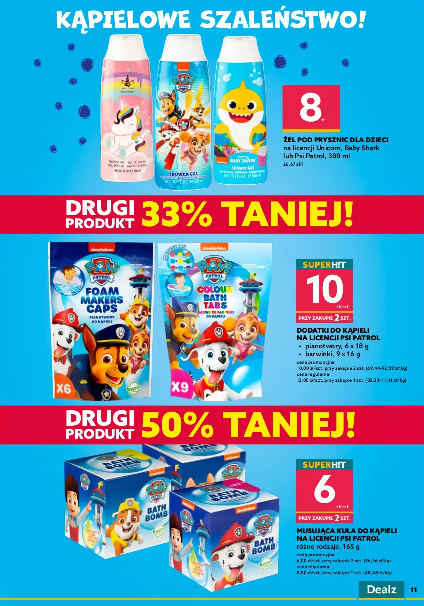 Gazetka promocyjna Dealz - NOWY KATALOGNa Dzień Dziecka🎈 - ważna 10.05 do 01.06.2022 - strona 11 - produkty: Dzieci, Gra, Gry, Kula do kąpieli, Mus, Psi Patrol, Ser, Szal