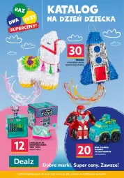 Gazetka promocyjna Dealz - NOWY KATALOGNa Dzień Dziecka🎈 - Gazetka - ważna od 01.06 do 01.06.2022 - strona 1 - produkty: Tran, Hasbro, Transformers