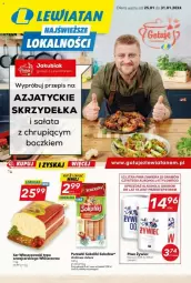 Gazetka promocyjna  - Gazetka - ważna od 30.01 do 30.01.2024 - strona 1 - produkty: Piwo, Parówki sokoliki, Sok, Ser, Gra, Włoszczowski, Sokołów, Parówki, Cars, Sałat