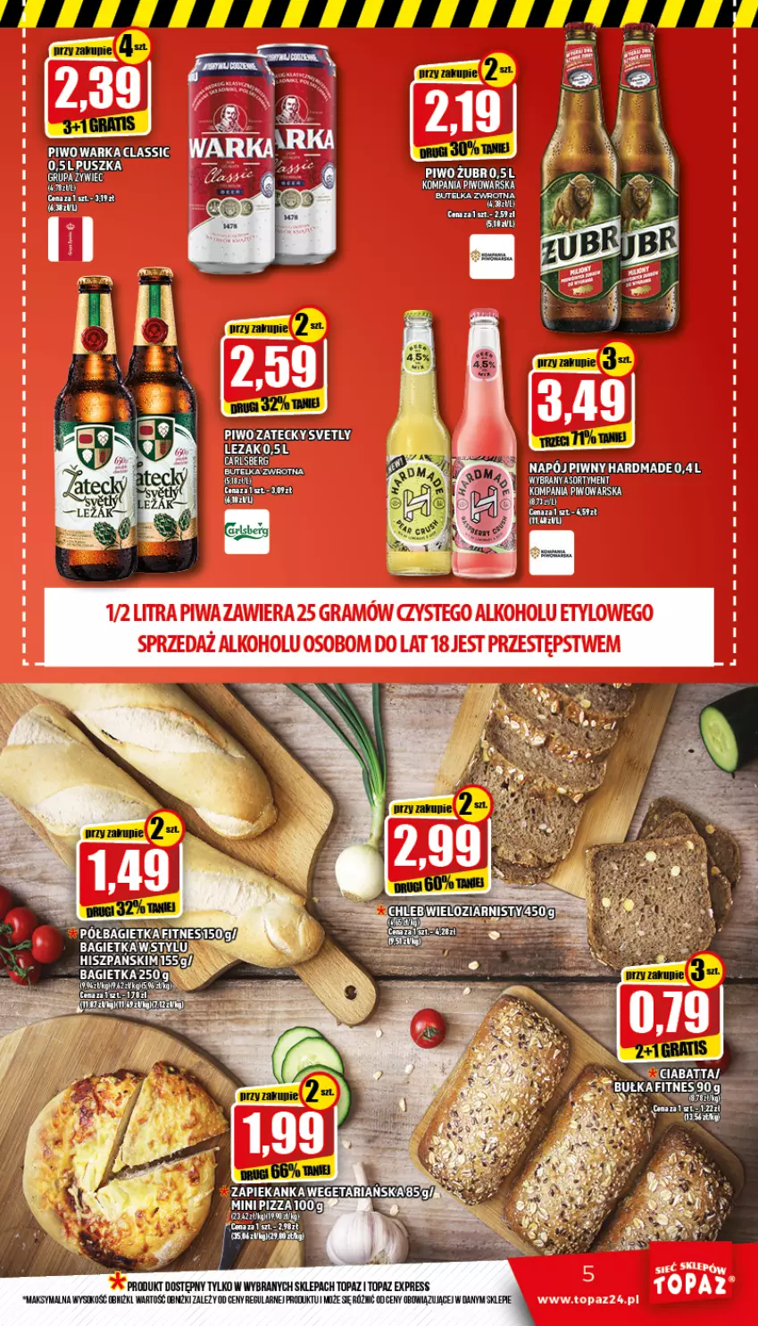 Gazetka promocyjna Topaz - Gazetka - ważna 07.07 do 13.07.2022 - strona 5 - produkty: Napój, Sok, Top