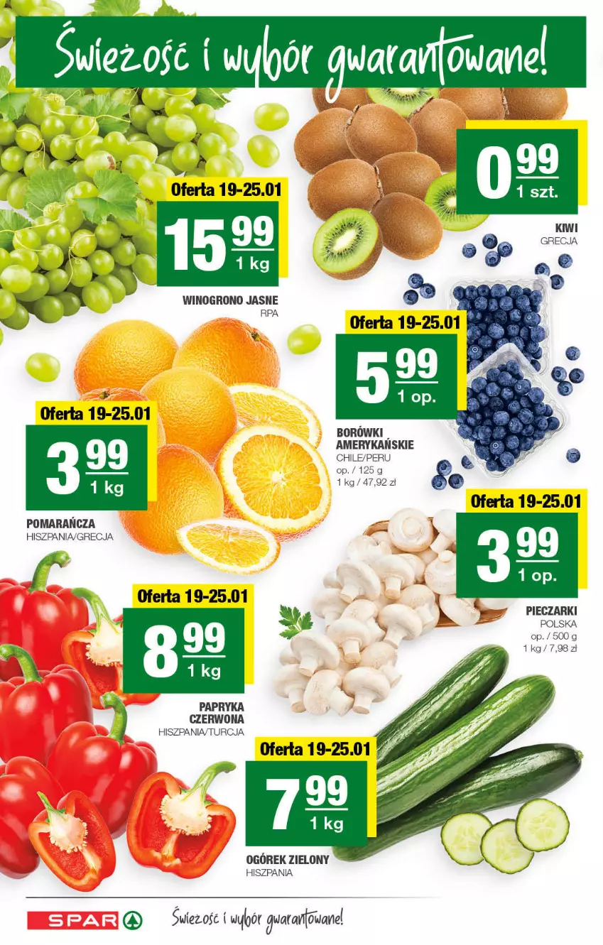 Gazetka promocyjna Spar - Spar - ważna 16.01 do 26.01.2022 - strona 2 - produkty: Ogórek, Papryka, Papryka czerwona, Wino