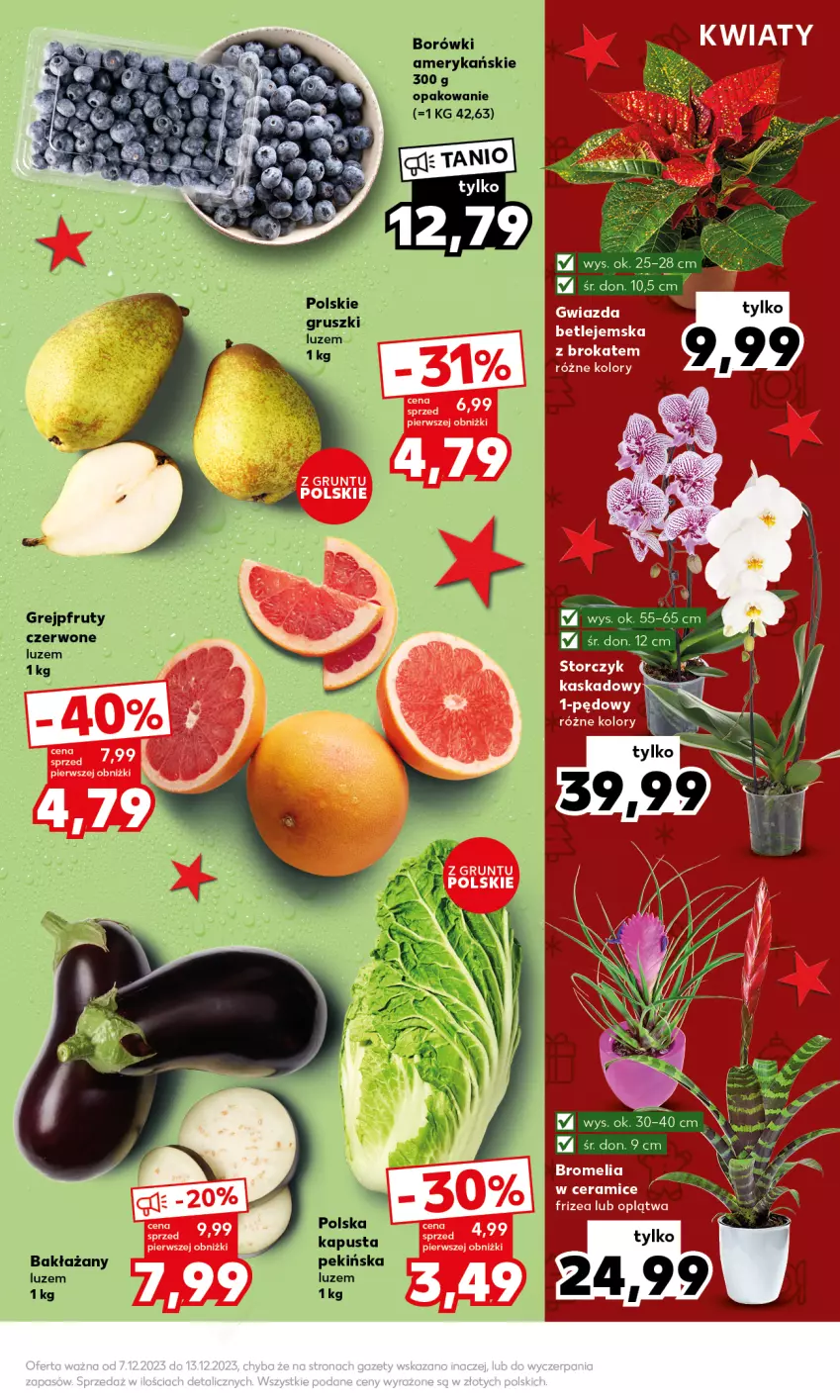 Gazetka promocyjna Kaufland - Mocny Start - ważna 11.12 do 13.12.2023 - strona 11 - produkty: Grejpfrut, Gruszki, Moda