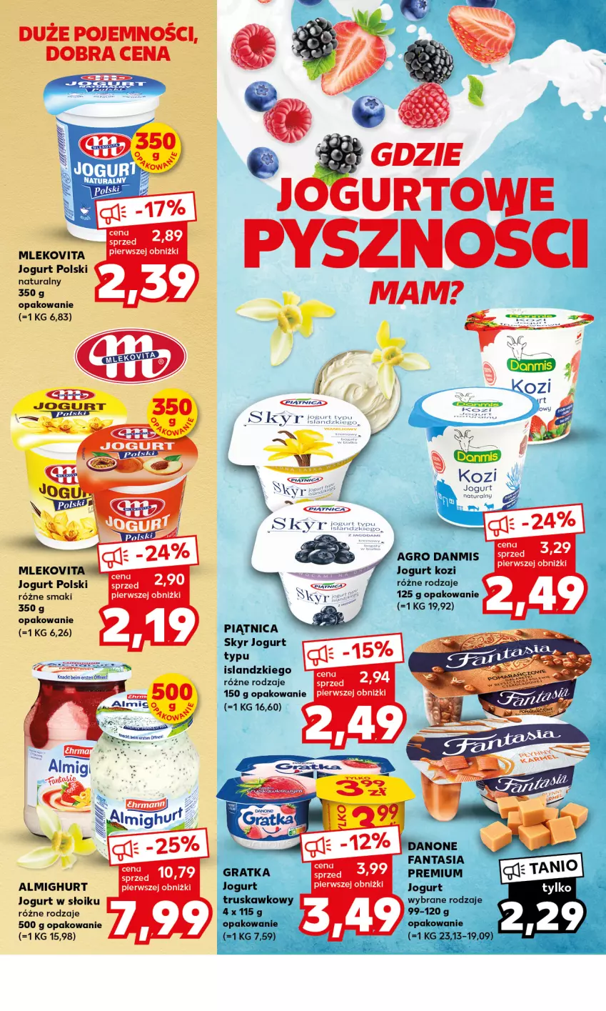 Gazetka promocyjna Kaufland - Mocny Start - ważna 11.12 do 13.12.2023 - strona 14 - produkty: Danone, Danone Fantasia, Fa, Fanta, Gra, Isla, Jogurt, Mleko, Mlekovita