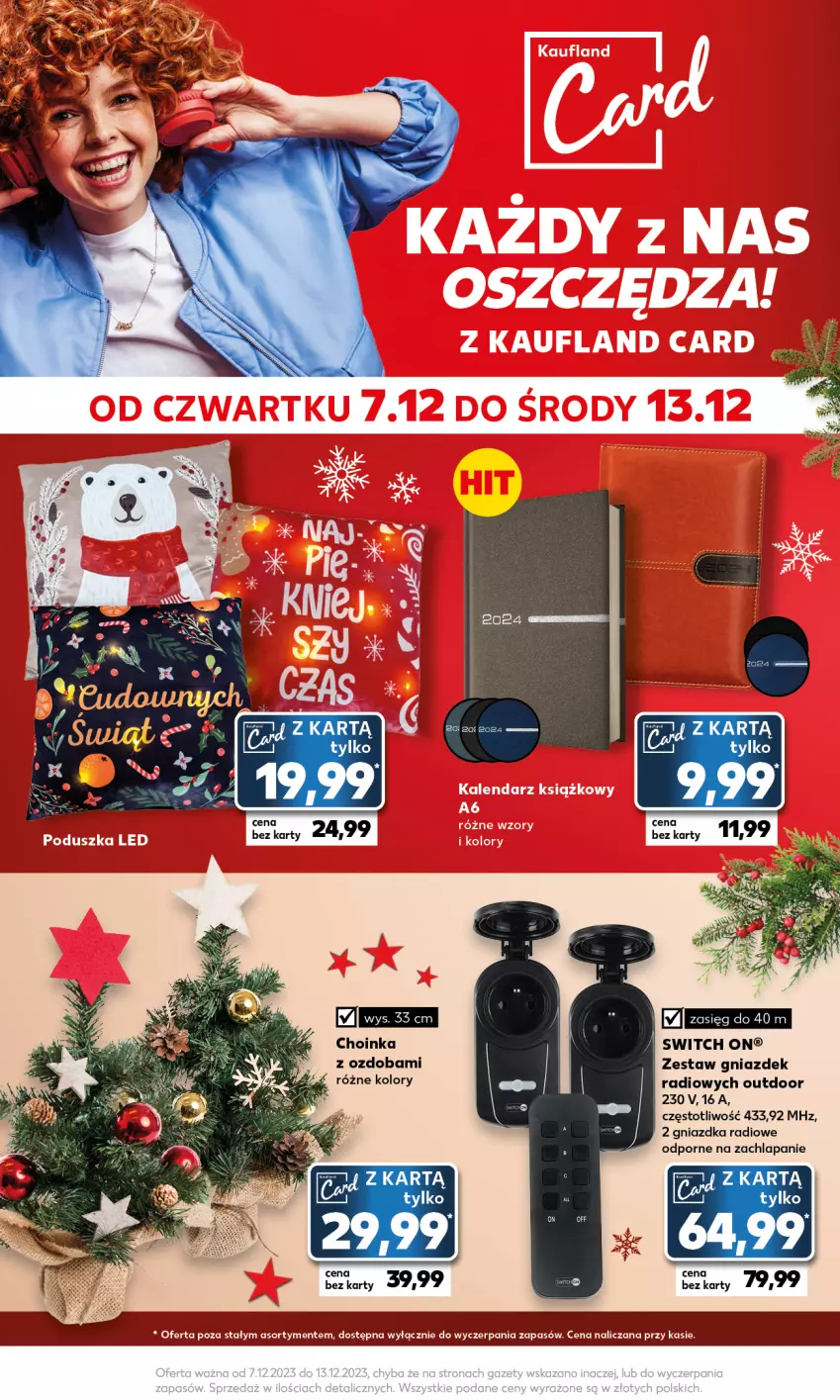 Gazetka promocyjna Kaufland - Mocny Start - ważna 11.12 do 13.12.2023 - strona 22 - produkty: Choinka, Inka, Ozdoba, Poduszka, Por