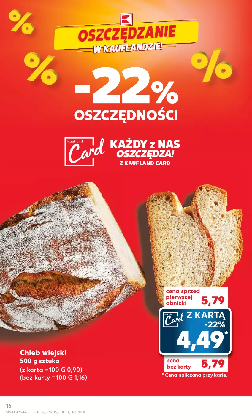 Gazetka promocyjna Kaufland - Gazetka tygodnia - ważna 02.11 do 07.11.2023 - strona 16 - produkty: Chleb, Gra