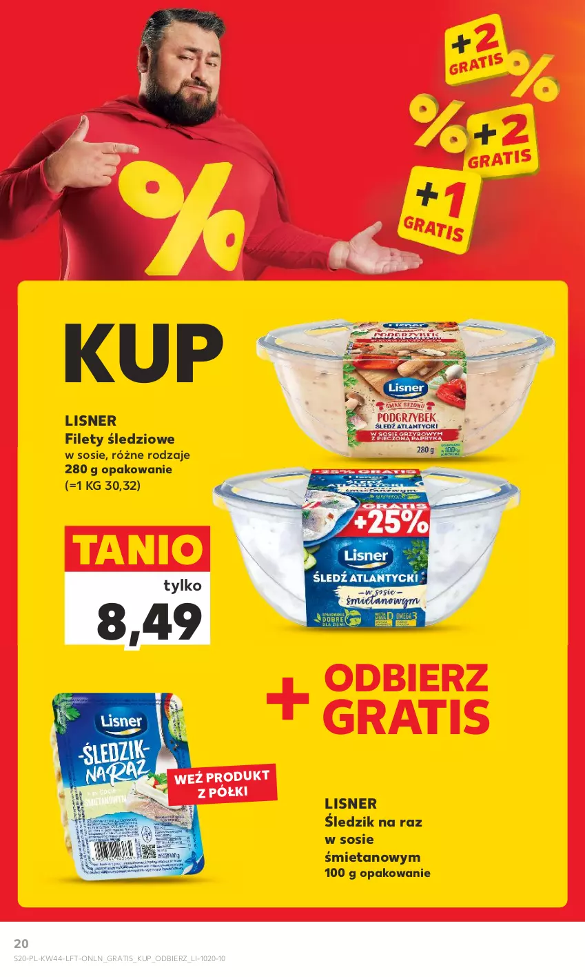 Gazetka promocyjna Kaufland - Gazetka tygodnia - ważna 02.11 do 07.11.2023 - strona 20 - produkty: Gra, Lisner, Sos