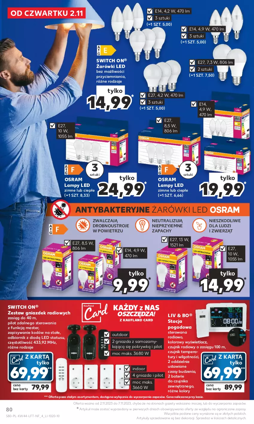 Gazetka promocyjna Kaufland - Gazetka tygodnia - ważna 02.11 do 07.11.2023 - strona 80 - produkty: Gra, LG, Stacja pogodowa