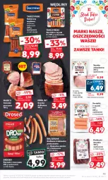 Gazetka promocyjna Kaufland - Gazetka tygodnia - Gazetka - ważna od 07.11 do 07.11.2023 - strona 43 - produkty: Piec, Kurczak, Ser, Kiełbasa krakowska, Parówki, Parówki z szynki, Golonka pieczona, Serdelki, Szynka, Tarczyński, Morliny, Kabanos, Kiełbasa