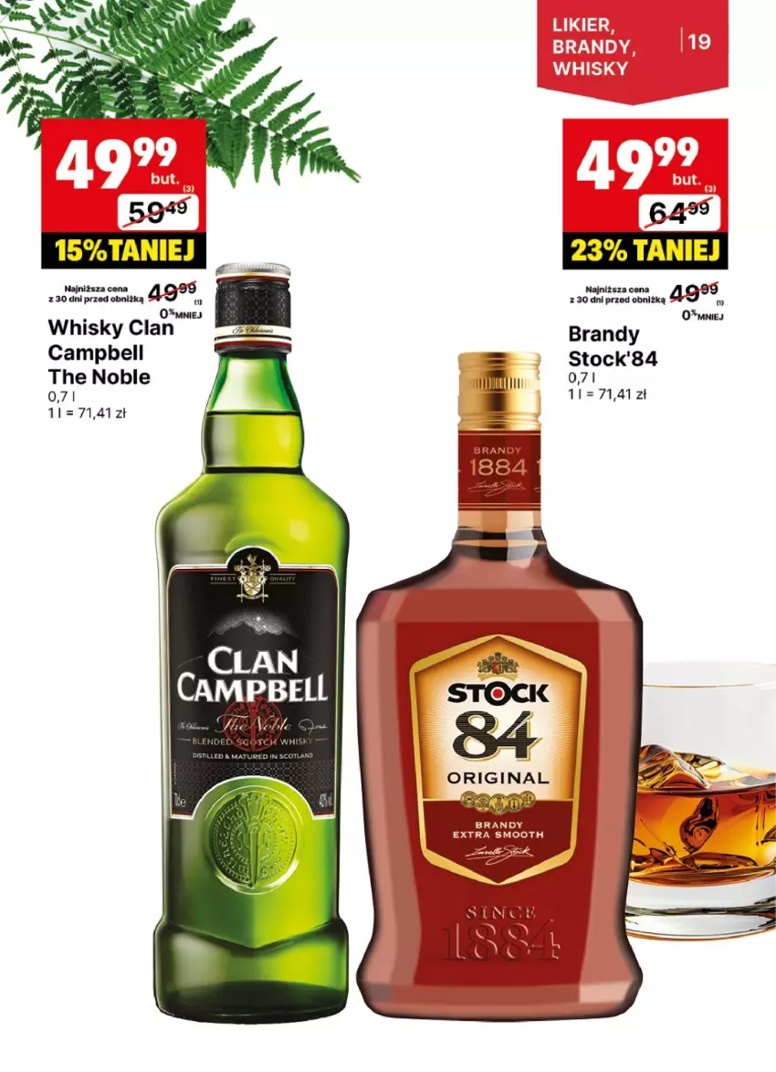 Gazetka promocyjna Delikatesy Centrum - DeliBarek DC02-DC03 - ważna 09.01 do 22.01.2025 - strona 19 - produkty: Bell, Brandy, Stock, Whisky