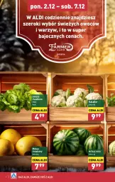 Gazetka promocyjna Aldi - Farmer ALDIK poleca świeże owoce i warzywa - Gazetka - ważna od 07.12 do 07.12.2024 - strona 6 - produkty: Kalafior, Sałata masłowa, Sałat, Arbuz, Masło, Melon