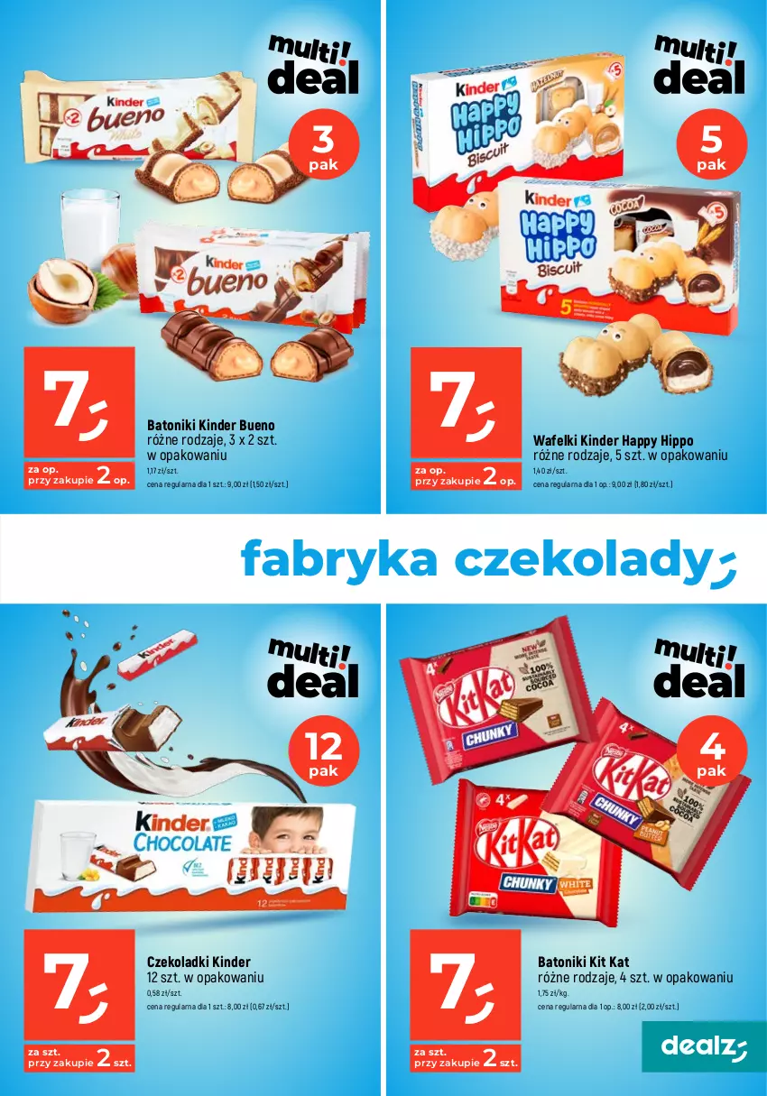 Gazetka promocyjna Dealz - MAKE A DEALZ - ważna 18.05 do 24.05.2023 - strona 7 - produkty: Baton, Fa, Fabryka czekolady, HiPP, Kinder, Kinder Bueno, Kit Kat, Tonik