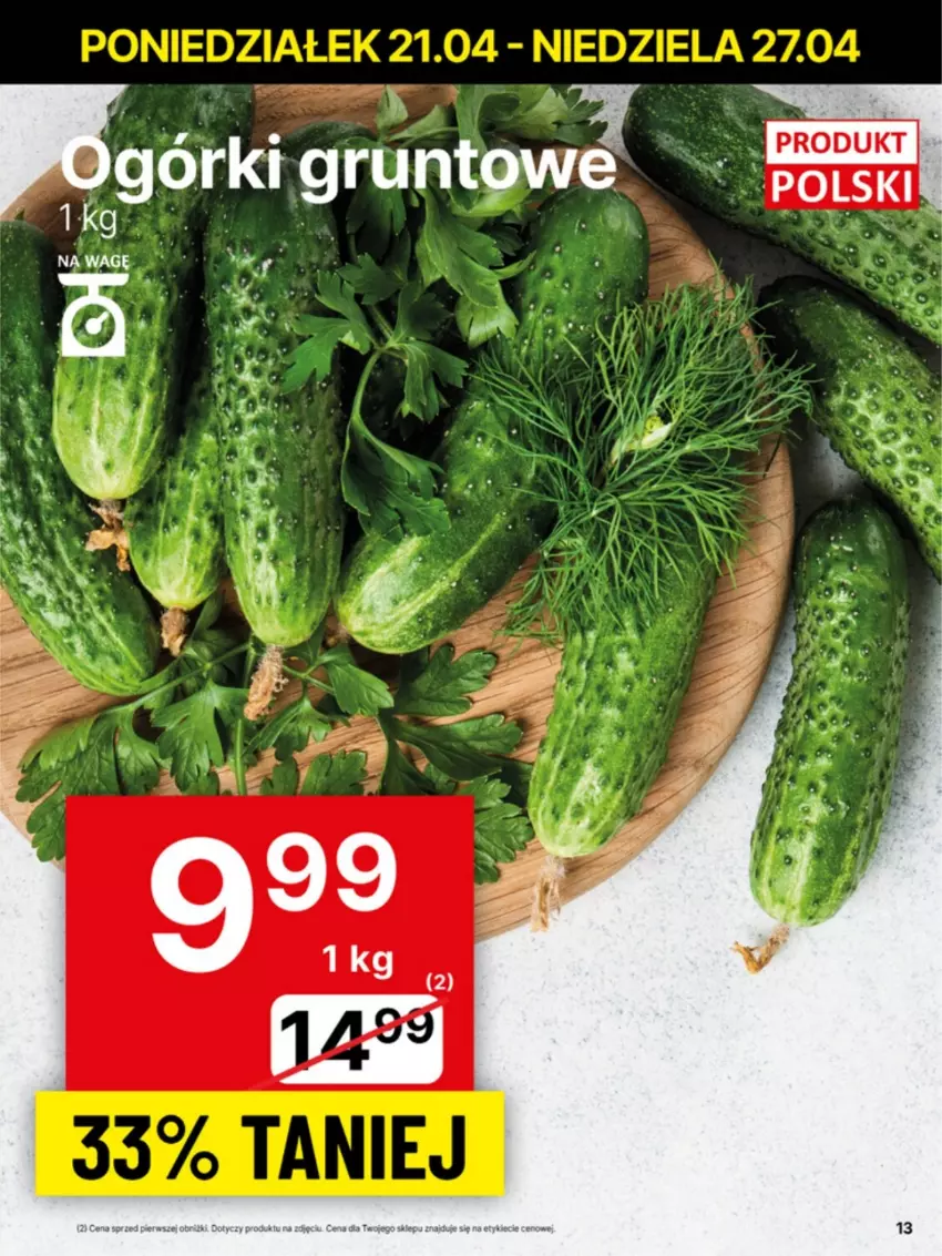 Gazetka promocyjna Delikatesy Centrum - Franczyza DC17 Poniedziałek - ważna 21.04 do 27.04.2025 - strona 13