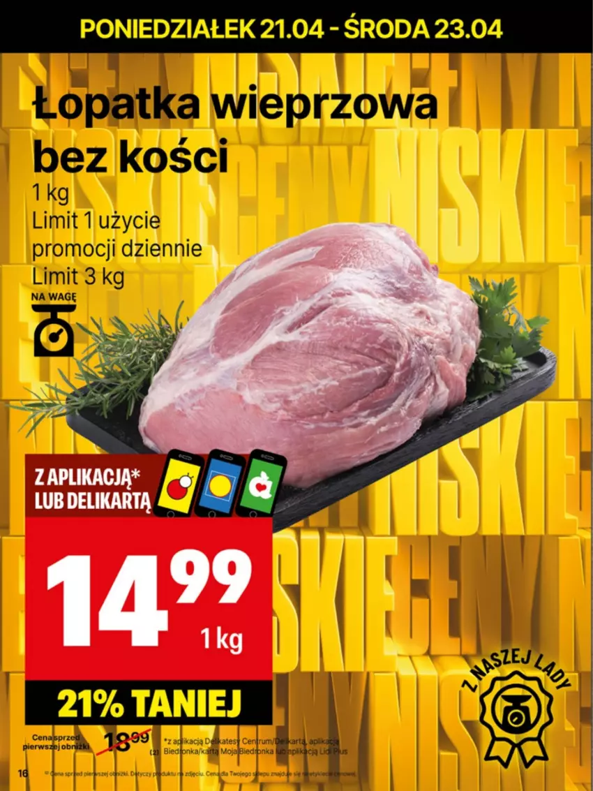 Gazetka promocyjna Delikatesy Centrum - Franczyza DC17 Poniedziałek - ważna 21.04 do 27.04.2025 - strona 16