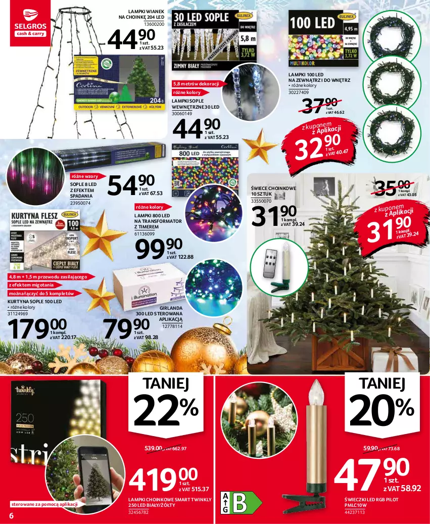 Gazetka promocyjna Selgros - Oferta przemysłowa - ważna 02.12 do 15.12.2021 - strona 6 - produkty: Girlanda, Tran