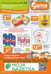 Gazetka promocyjna Gama - Gazetka Gama - Gazetka - ważna od 24.12 do 24.12.2024 - strona 16 - produkty: Piwa, Piwo, Piec, Ser, Gra, Telefon, Raffaello, Tyskie, Ferrero, Tłuszcz roślinny, Kasia, Bakalland, Fa