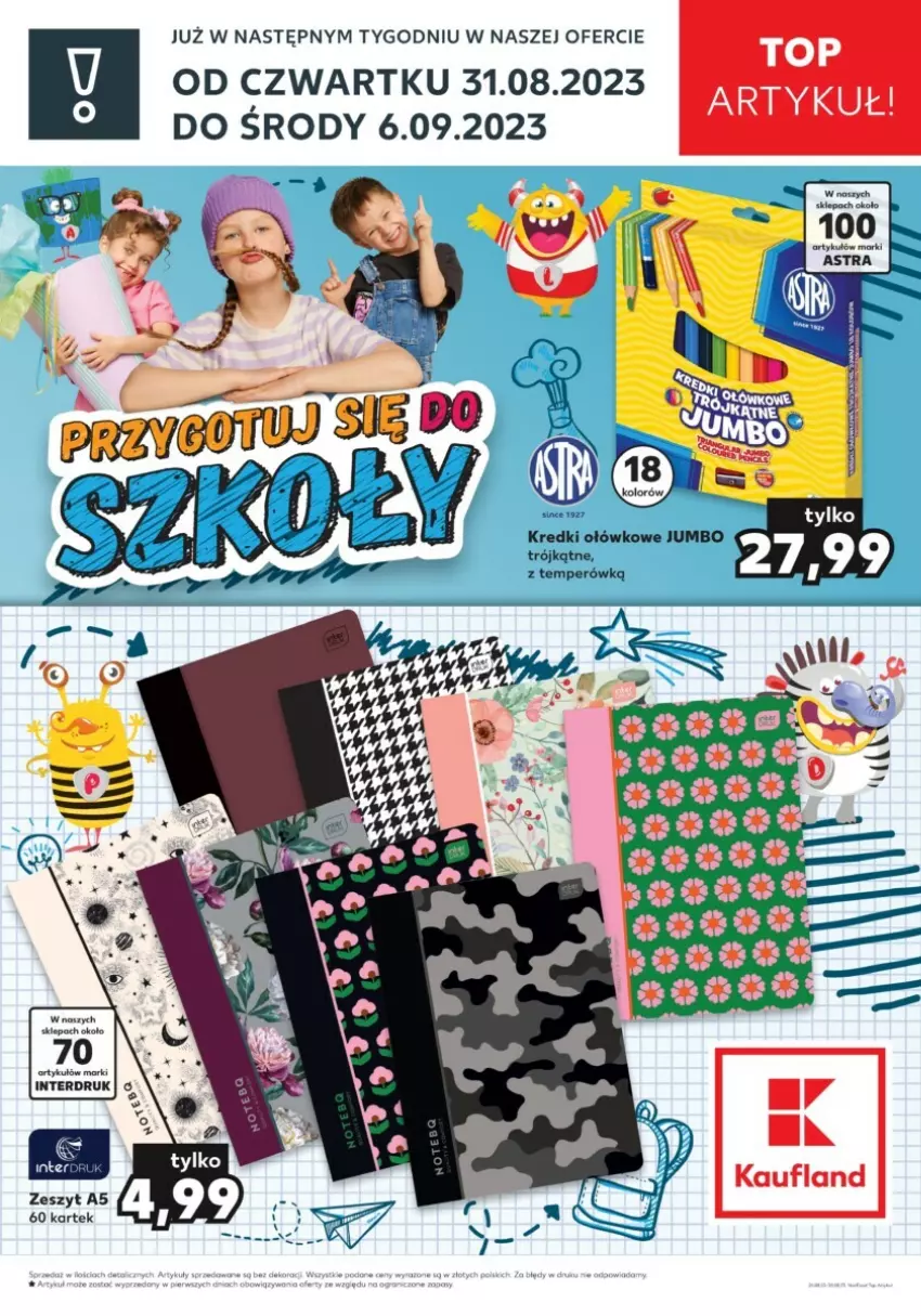 Gazetka promocyjna Kaufland - ważna 31.08 do 06.09.2023 - strona 1 - produkty: Top