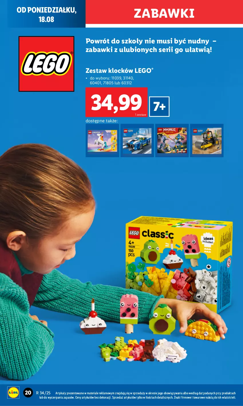 Gazetka promocyjna Lidl - GAZETKA - ważna 18.08 do 23.08.2025 - strona 22 - produkty: LEGO, Mus, Ser