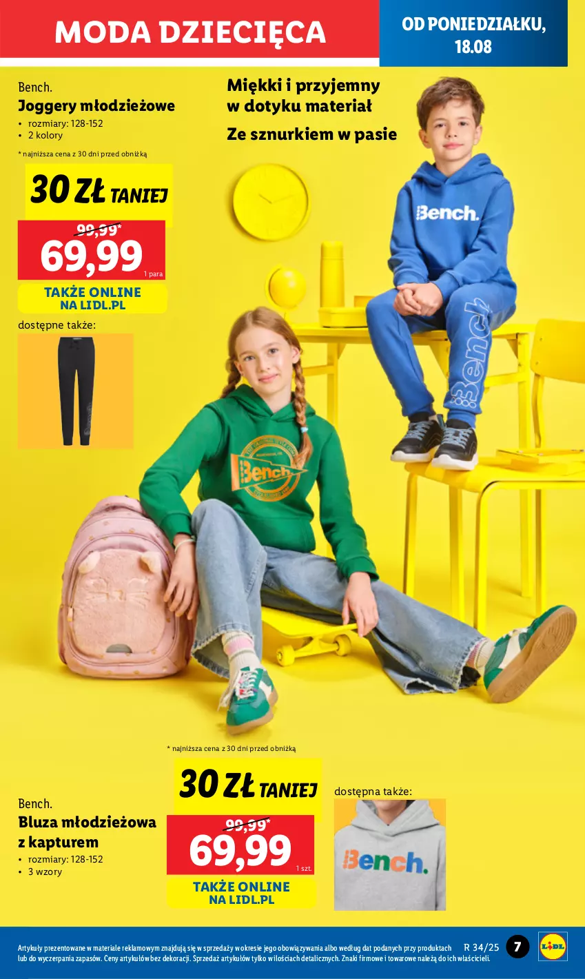 Gazetka promocyjna Lidl - GAZETKA - ważna 18.08 do 23.08.2025 - strona 9 - produkty: Bluza, Dzieci, Moda
