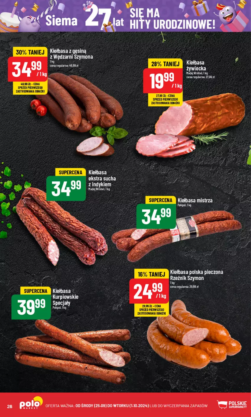 Gazetka promocyjna PoloMarket - Gazetka pomocyjna - ważna 25.09 do 01.10.2024 - strona 28 - produkty: Kiełbasa, LEGO, Piec