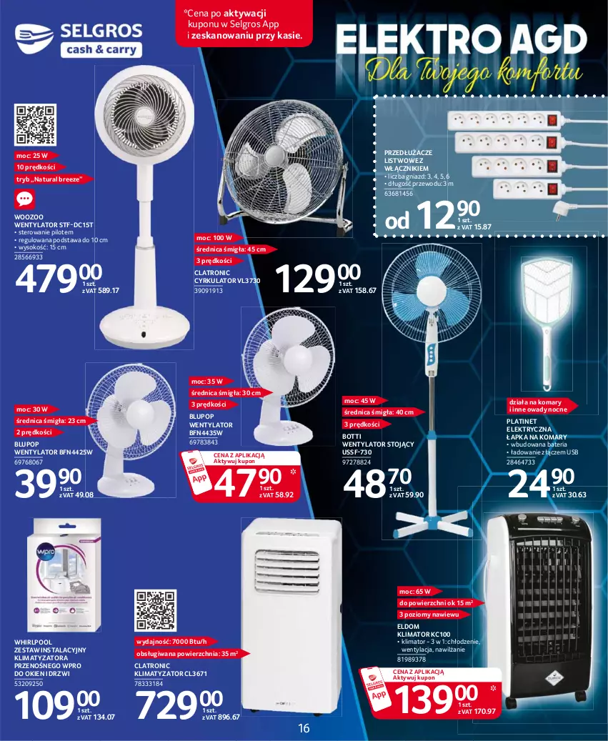 Gazetka promocyjna Selgros - Katalog Elektro - ważna 13.05 do 31.05.2021 - strona 16 - produkty: Bateria, Drzwi, LG, PLATINET, Sok, Whirlpool