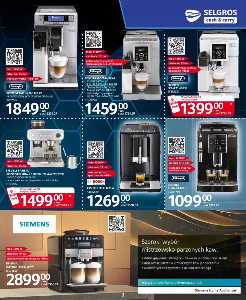 Gazetka promocyjna Selgros - Katalog Elektro - ważna 13.05 do 31.05.2021 - strona 3 - produkty: Gra, Kubek, Młynek, Siemens, Top