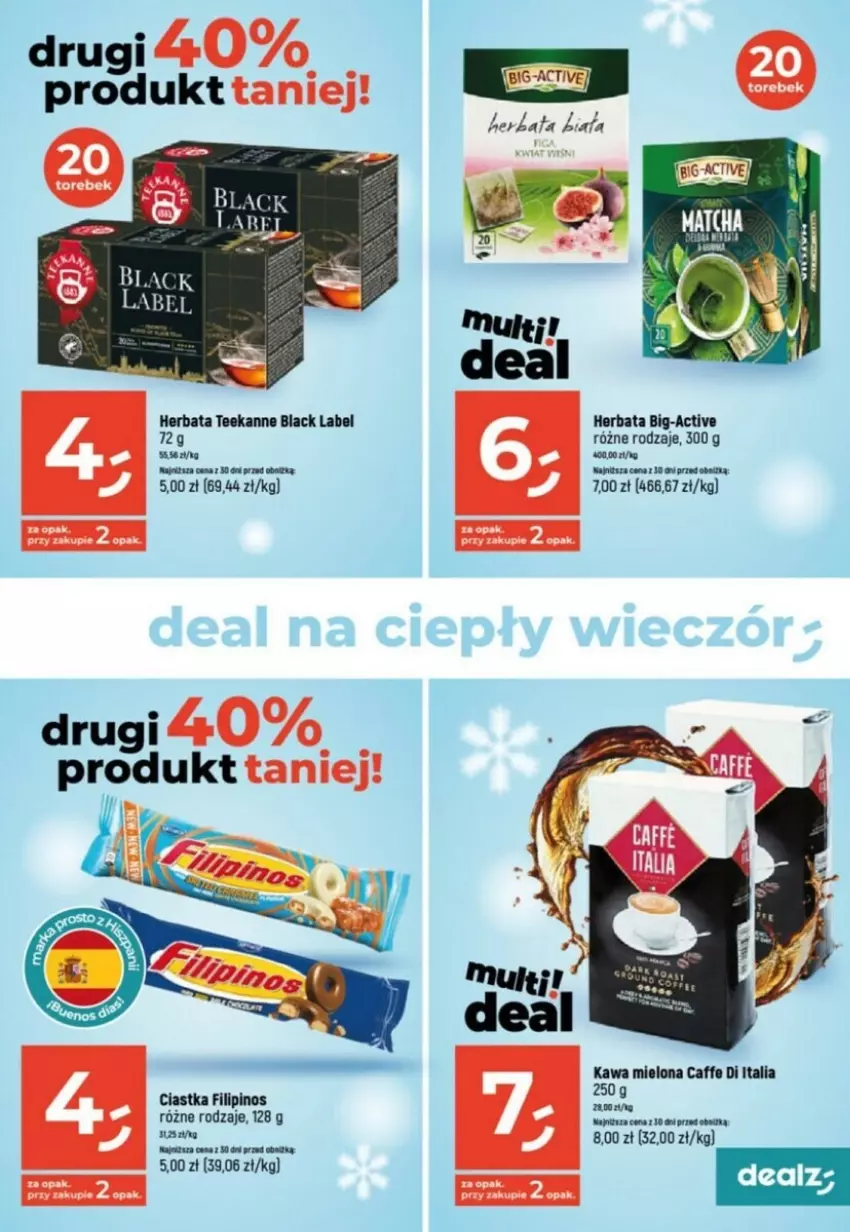 Gazetka promocyjna Dealz - ważna 16.11 do 22.11.2023 - strona 18 - produkty: Ciastka, Herbata, Kawa, Kawa mielona, Lack, Teekanne, Tera