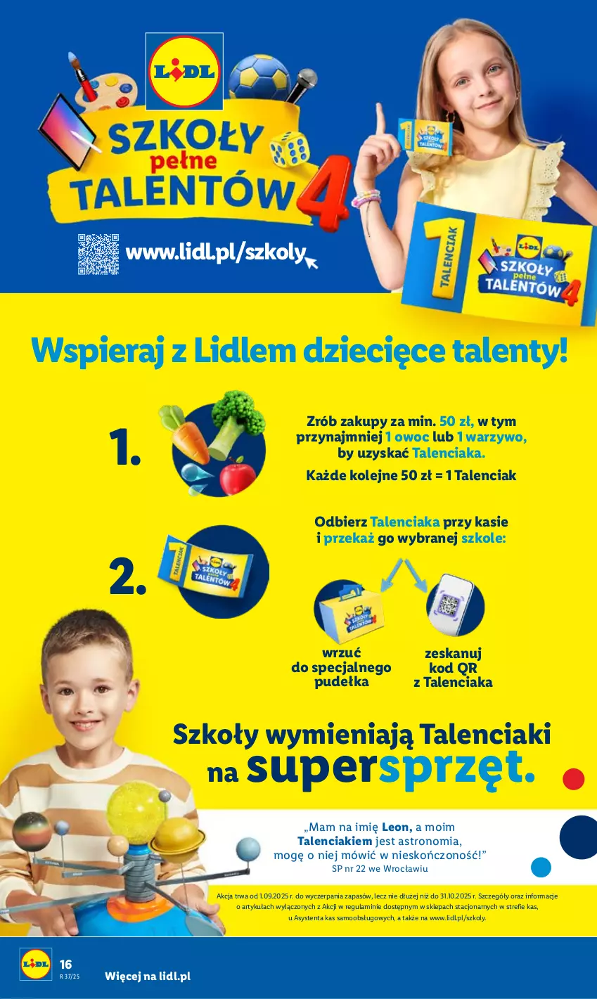 Gazetka promocyjna Lidl - GAZETKA - ważna 11.09 do 13.09.2025 - strona 18 - produkty: Dzieci, Leon, Olej