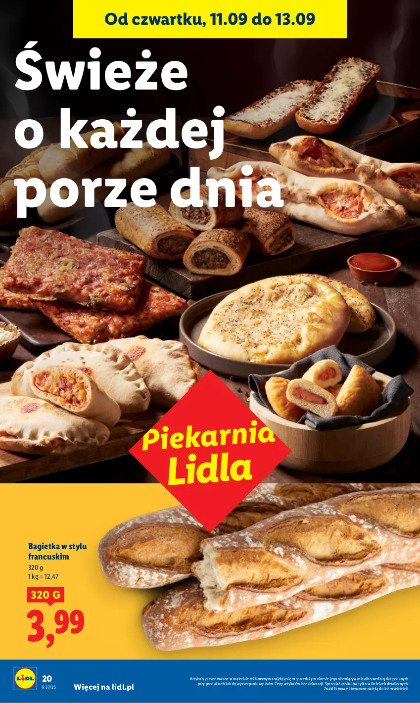 Gazetka promocyjna Lidl - GAZETKA - ważna 11.09 do 13.09.2025 - strona 22 - produkty: Bagietka, Por