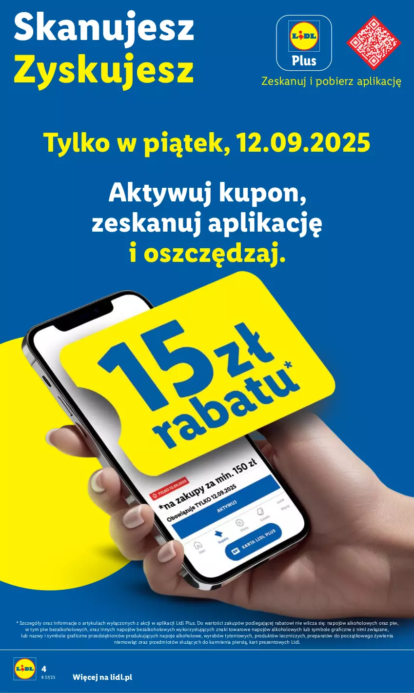 Gazetka promocyjna Lidl - GAZETKA - ważna 11.09 do 13.09.2025 - strona 4 - produkty: Gra, Karmi, Napoje, Znicz