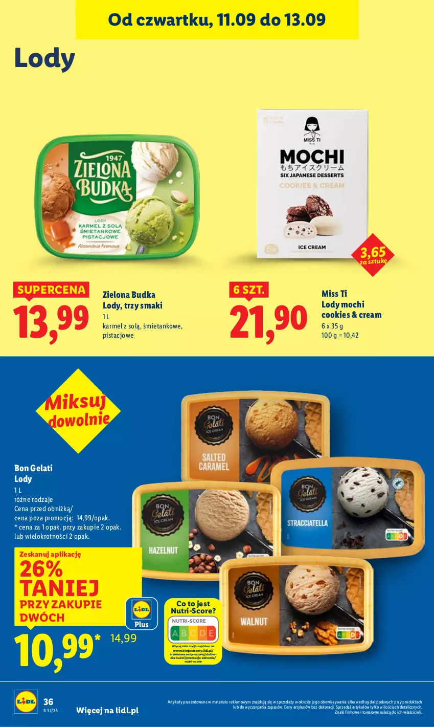 Gazetka promocyjna Lidl - GAZETKA - ważna 11.09 do 13.09.2025 - strona 42 - produkty: Lody, Wazon, Zielona Budka