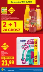 Gazetka promocyjna Lidl - GAZETKA - Gazetka - ważna od 13.09 do 13.09.2025 - strona 12 - produkty: Sok, Papier, Wazon, Papier toaletowy, Flora