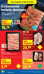 Gazetka promocyjna Lidl - GAZETKA - Gazetka - ważna od 13.09 do 13.09.2025 - strona 24 - produkty: Kurczak, Mięso mielone, Mięso mielone z łopatki wieprzowej, Por, Mięso
