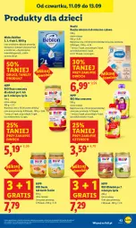 Gazetka promocyjna Lidl - GAZETKA - Gazetka - ważna od 13.09 do 13.09.2025 - strona 49 - produkty: Deser owocowy, HiPP, Ser, Ryż, Mus, Gra, Dzieci, Deser, Nestlé, BEBILON, Hipp Bio