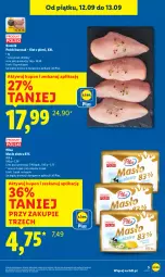 Gazetka promocyjna Lidl - GAZETKA - Gazetka - ważna od 13.09 do 13.09.2025 - strona 5 - produkty: Kurczak, Pilos, Masło