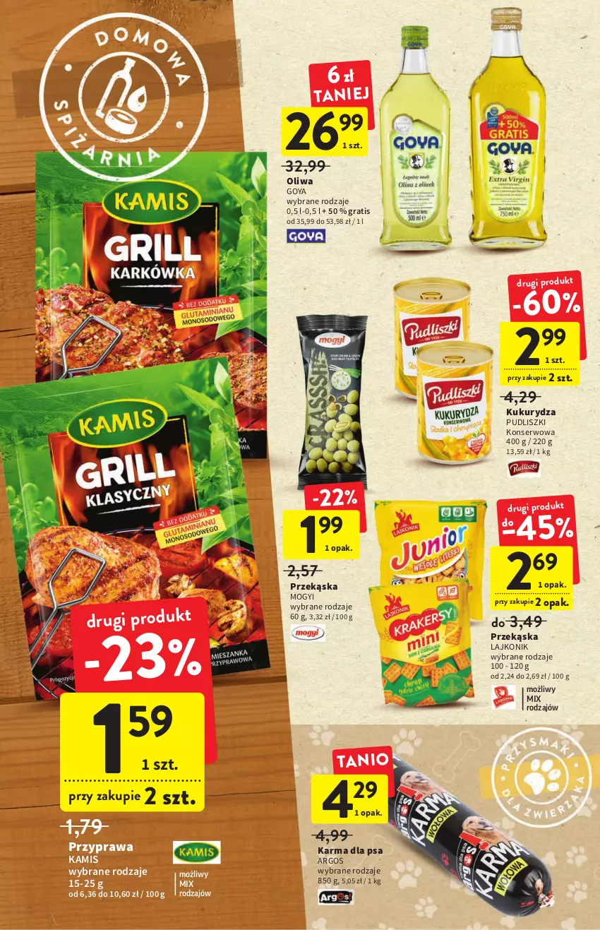 Gazetka promocyjna Intermarche - Gazetka Intermarche - ważna 25.08 do 31.08.2022 - strona 28 - produkty: Gra, Kamis, Kukurydza, Lajkonik, Pudliszki, Ser