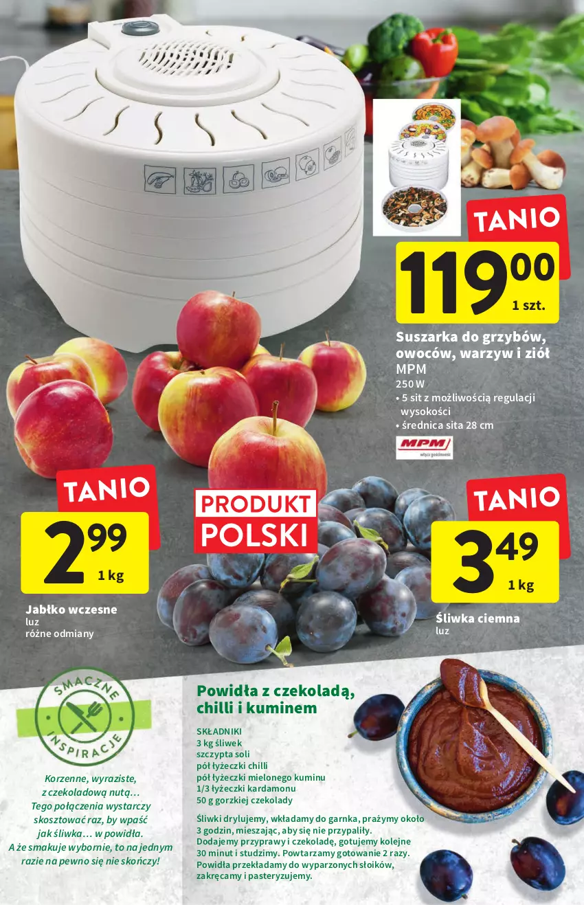 Gazetka promocyjna Intermarche - Gazetka Intermarche - ważna 25.08 do 31.08.2022 - strona 5 - produkty: Kosz, Olej, Przyprawy, Sok, Suszarka