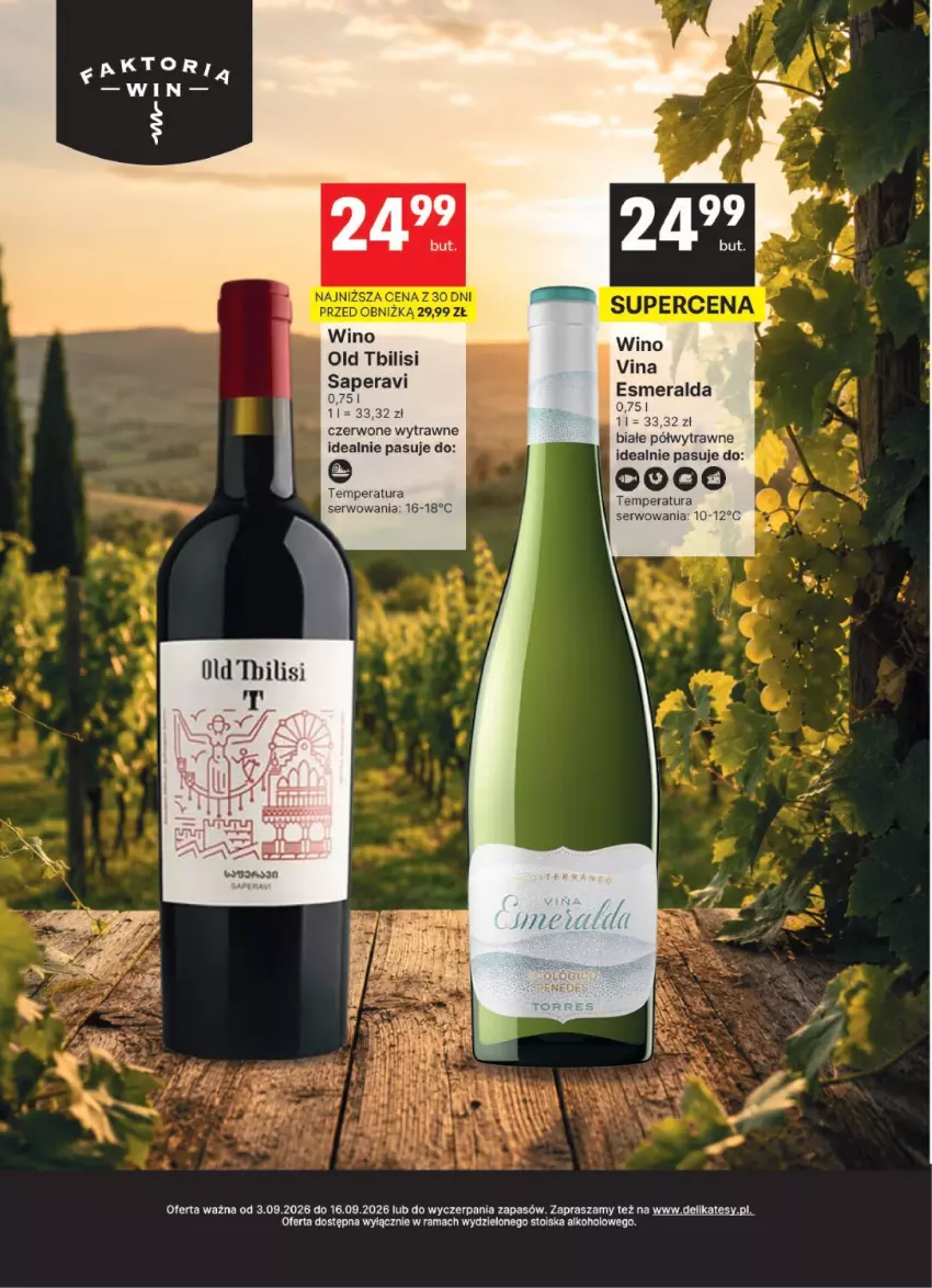 Gazetka promocyjna Delikatesy Centrum - Delibarek DC36-DC37 - ważna 03.09 do 16.09.2026 - strona 4 - produkty: Rama, Ser, Wino
