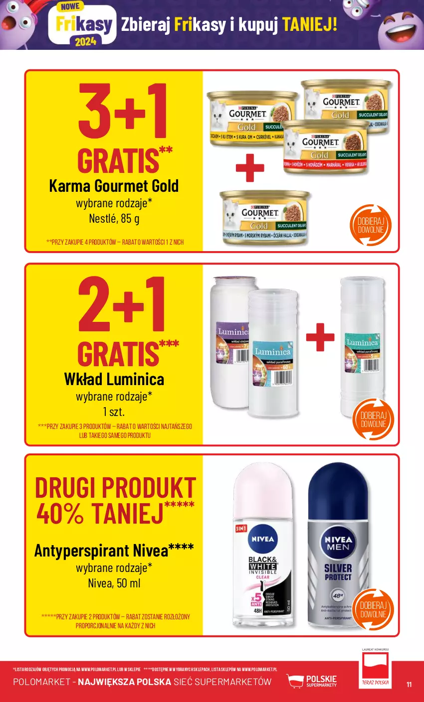 Gazetka promocyjna PoloMarket - Gazetka pomocyjna - ważna 20.03 do 26.03.2024 - strona 11 - produkty: Antyperspirant, Gourmet Gold, Gra, Nestlé, Nivea, Por